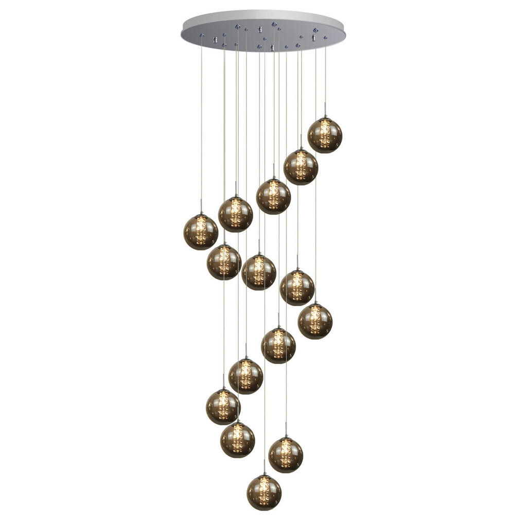 Nettlife KYVADLOVÉ světlo, energeticky úsporné, 15 světel, 41/41/320 cm