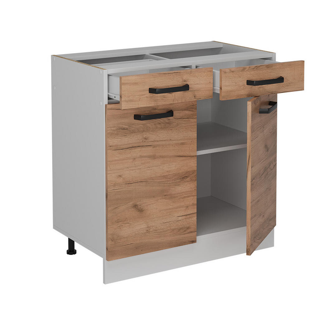 Vicco SPODNÍ SKŘÍŇKA KUCHYŇSKÉ LINKY R-Line Zlatý mocný dub 80 cm bez pracovní desky