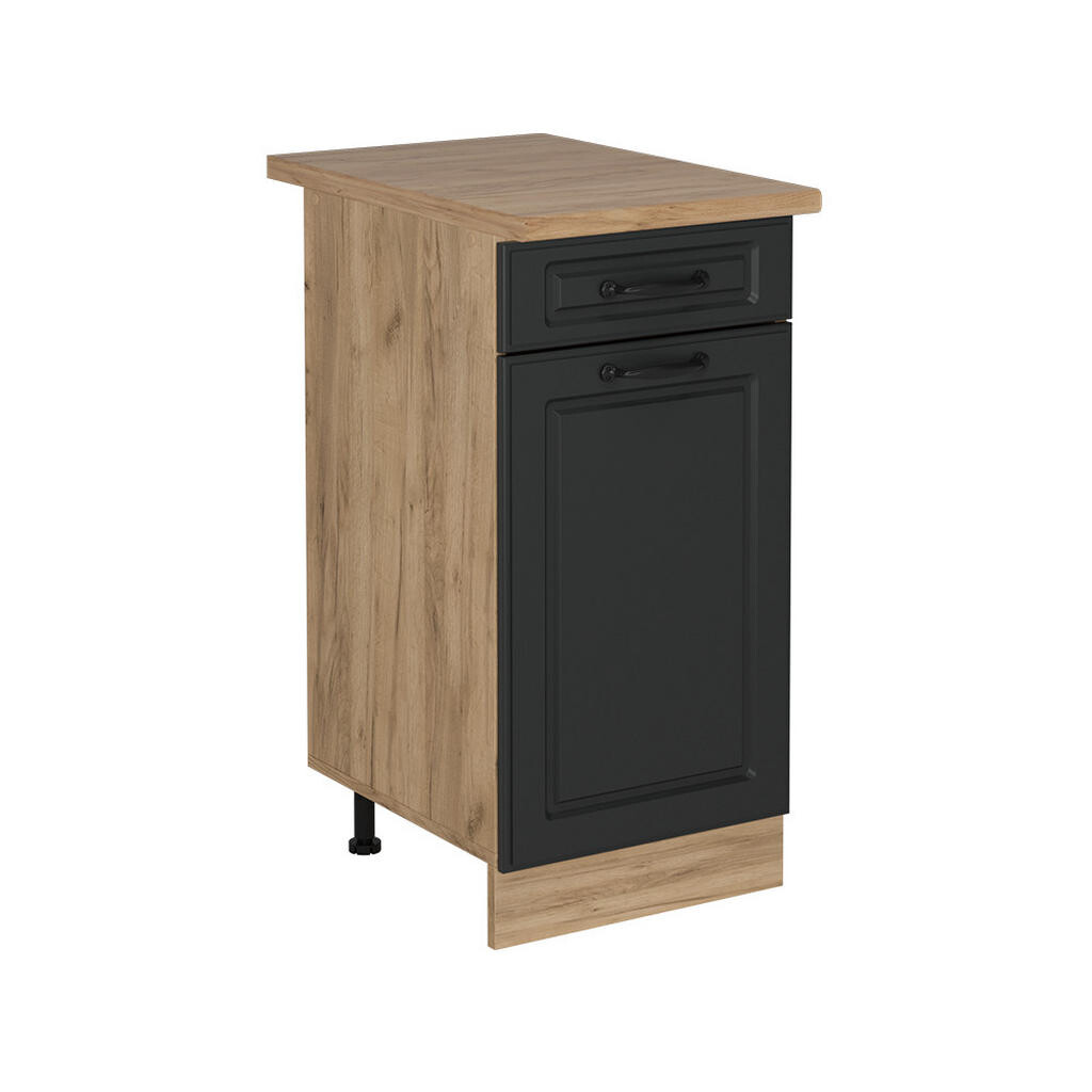 Vicco SPODNÍ SKŘÍŇKA KUCHYŇSKÉ LINKY R-Line Antracitový venkovský dům 40 cm , PD Dub