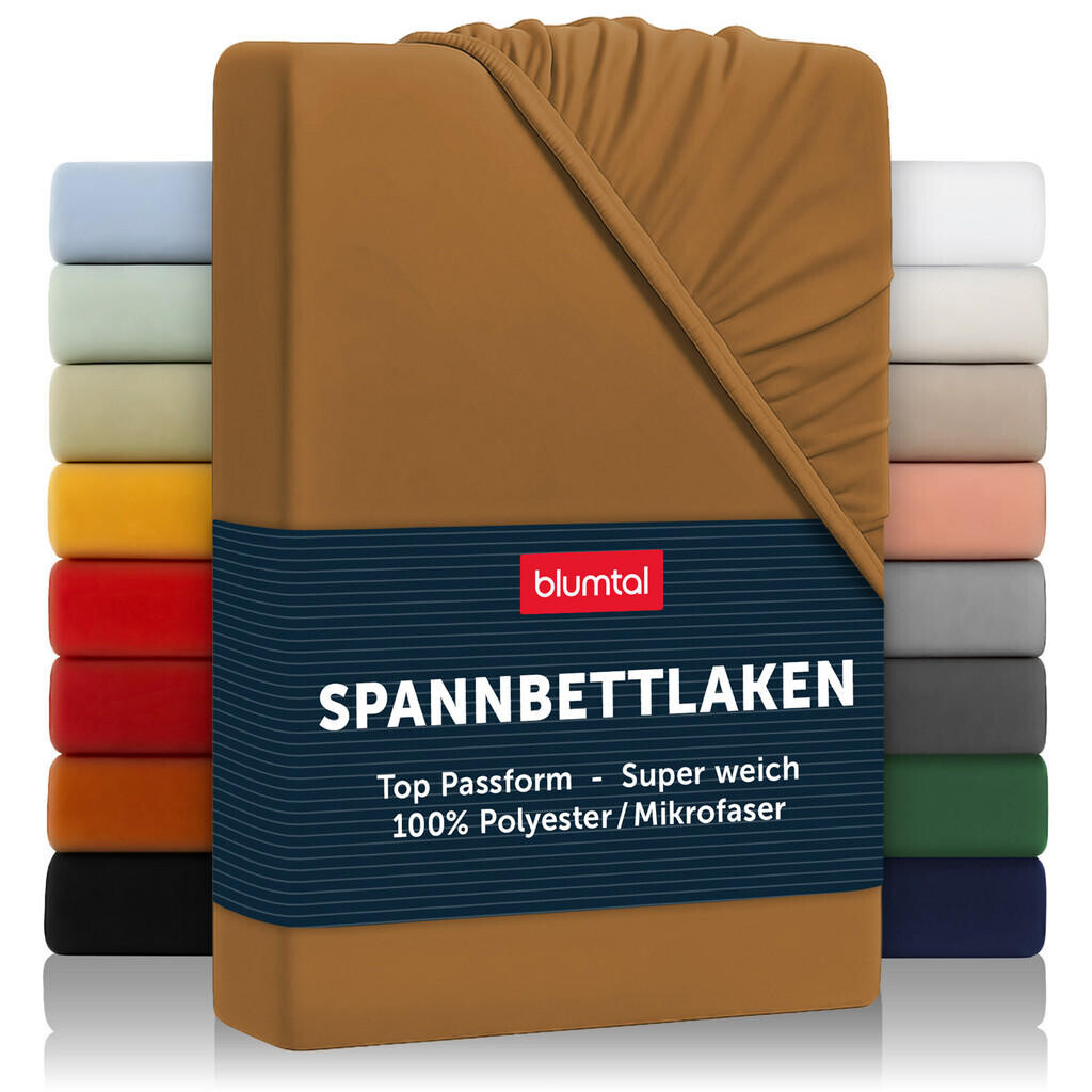 Blumtal NAPÍNACÍ prostěradlo z mikrovlákna, 100/200/30 cm, Hnědá