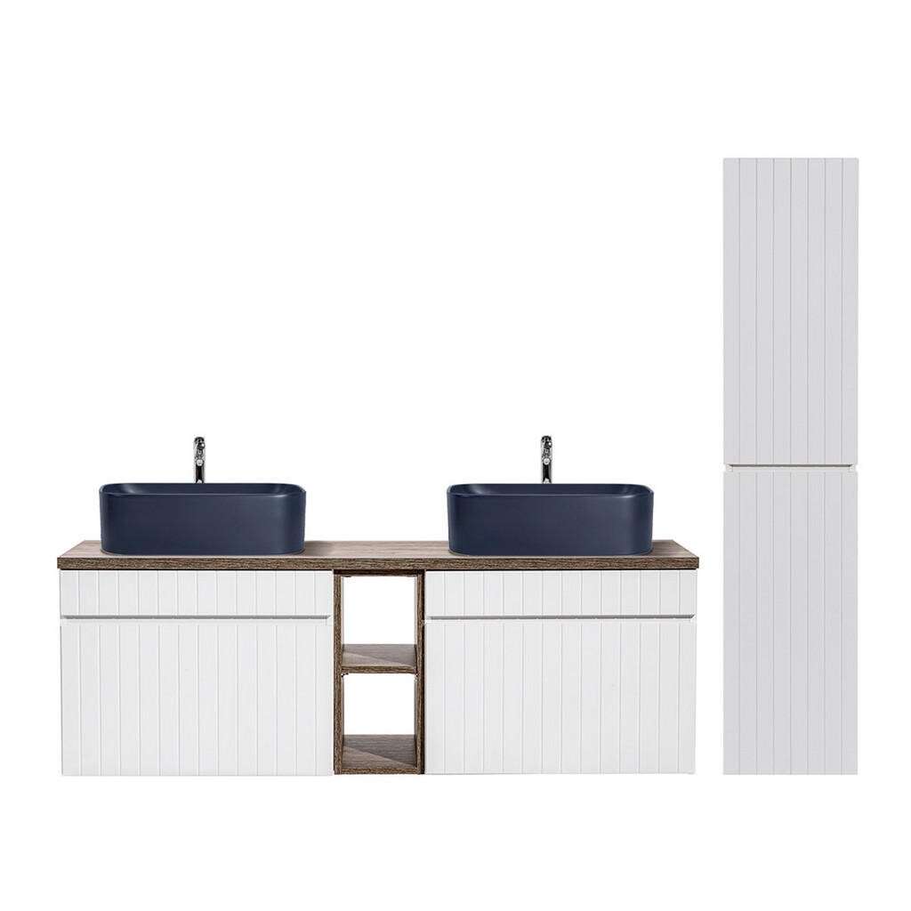 Petits-meubles KOUPELNOVÝ NÁBYTEK 140cm Zelie 2er-Set Bílá