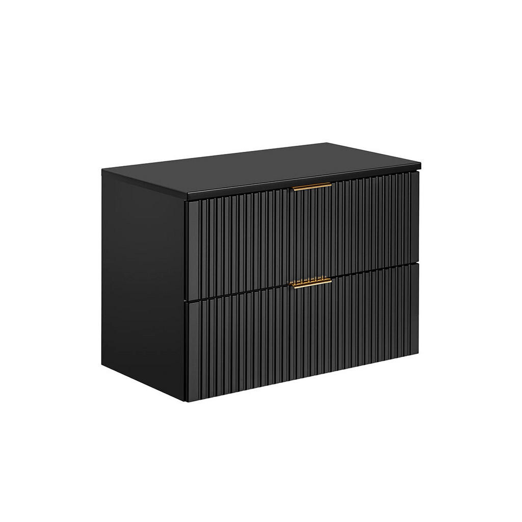 Petits-meubles SKŘÍŇKA POD UMYVADLO 80.6cm Adriel Matná černá