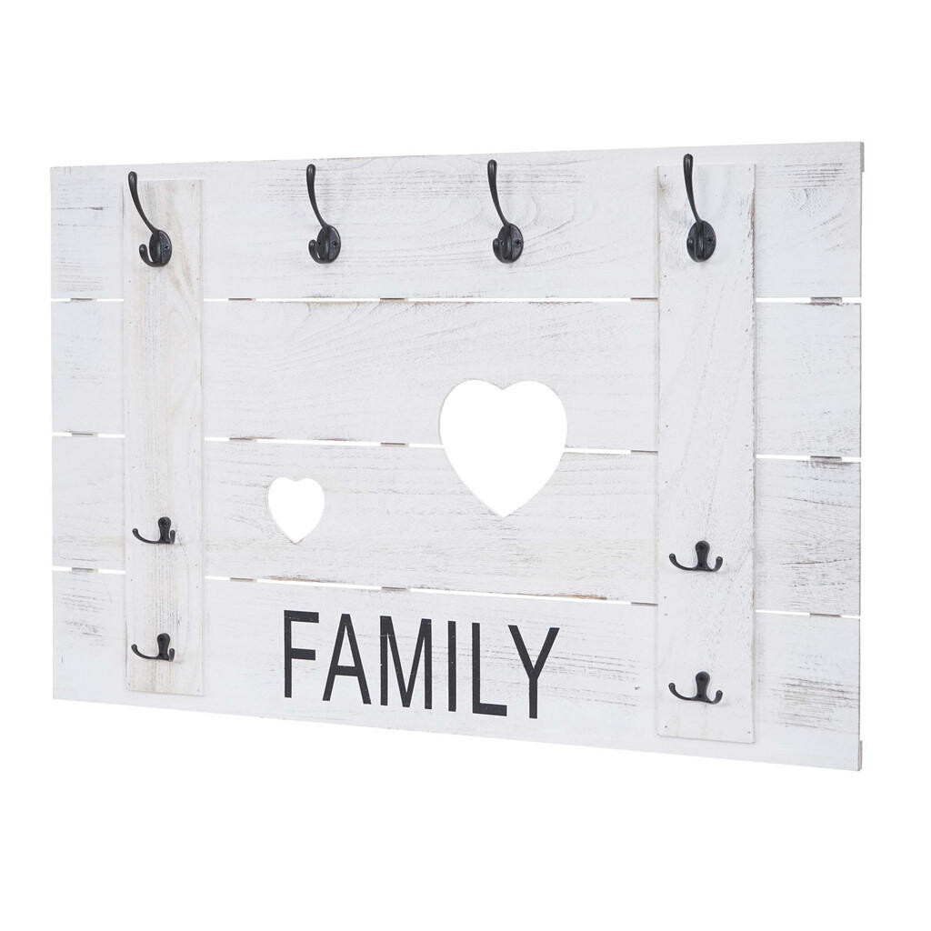 MCW NÁSTĚNNÁ SKŘÍŇ FAMILY SHABBY-LOOK Krémově bílá