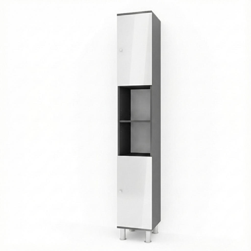 Vicco KOUPELNOVÁ SKŘÍŇKA Fynn Antracit 30 x 190 cm