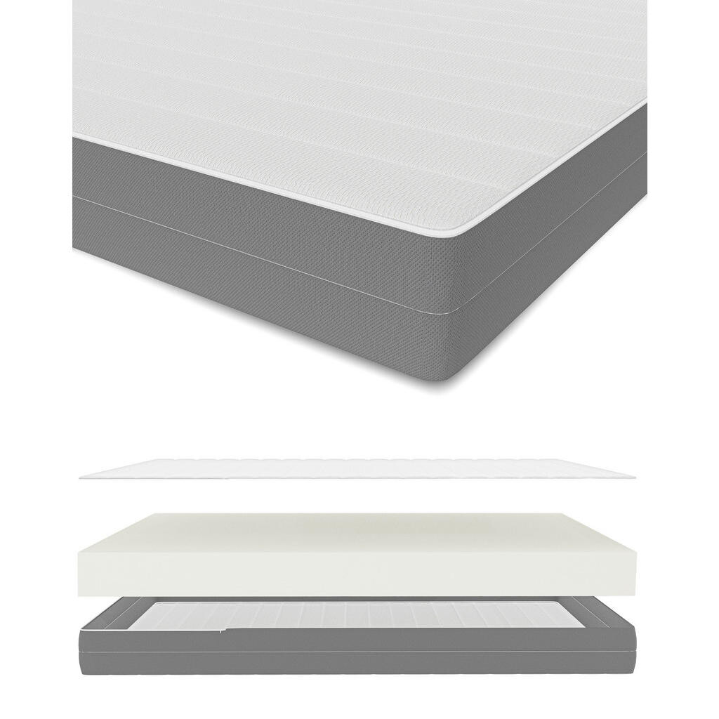 Schlaftroll MATRACE ZE STUDENÉ PĚNY 120x200 cm – 7 zón – oboustranná H2/H3 – výška 17 cm – ergonomická