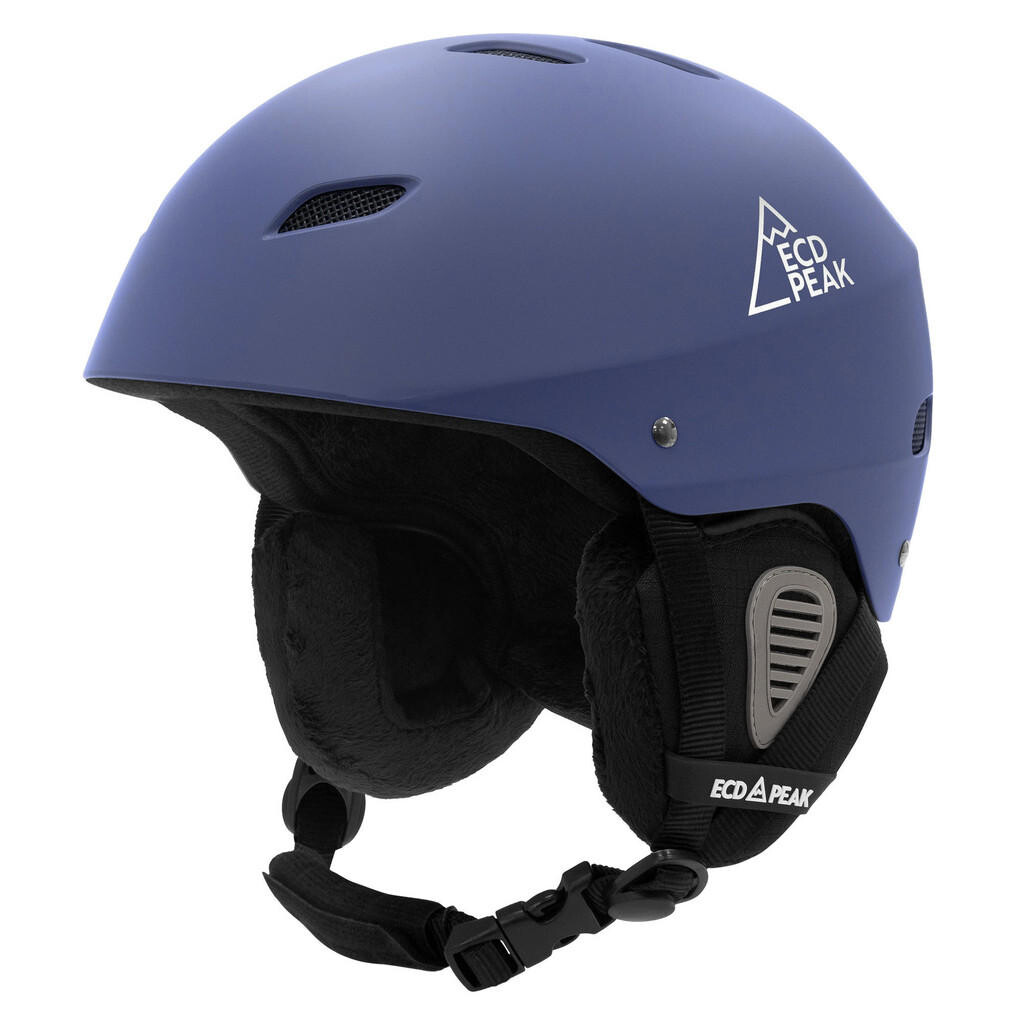 ECD-Germany LYŽAŘSKÁ PŘILBA pro muže a ženy, robustní snowboardová přilba, modrá, velikost M, 55–58 cm
