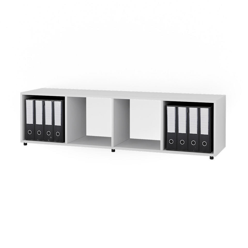 Vicco DĚLICÍ STĚNA Ludus Bílá 142.5 x 36.2 cm se 2 skládacími boxy opt.3