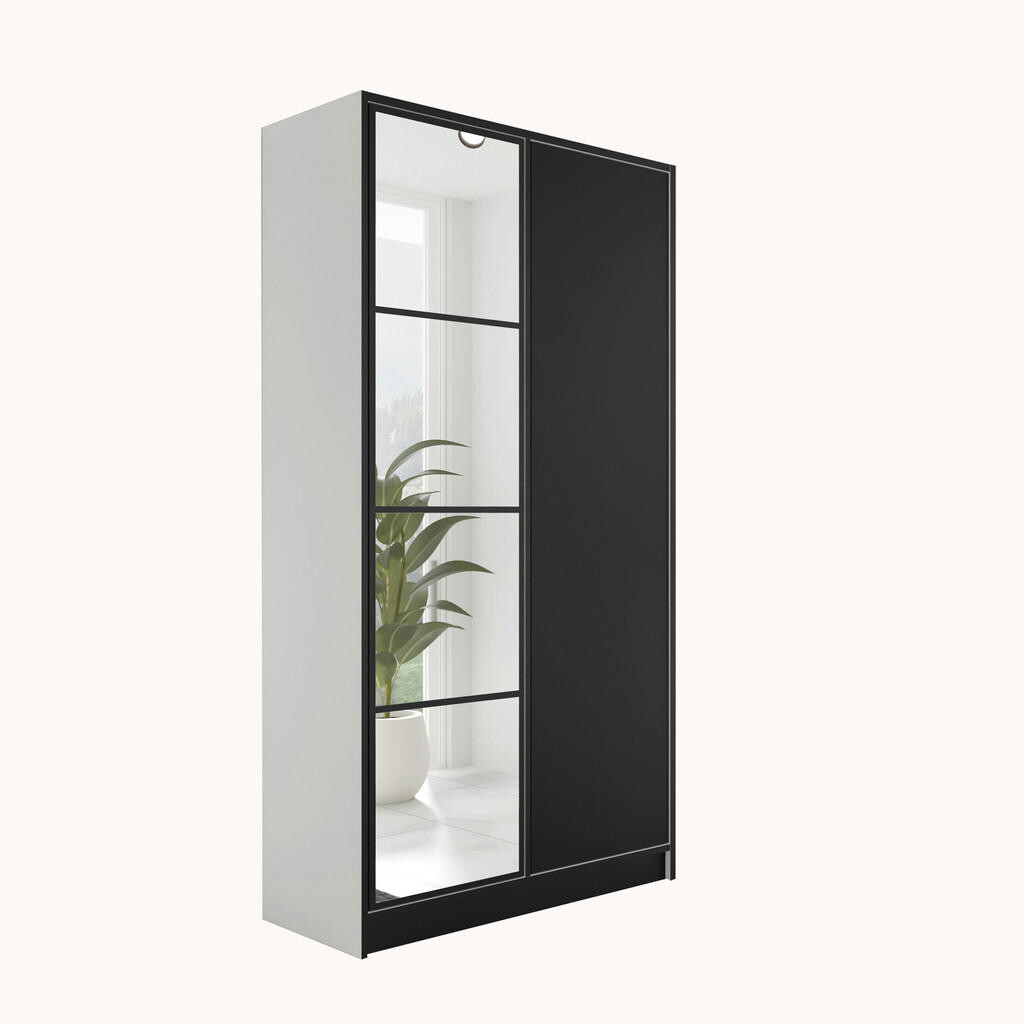 Kier Furniture ŠATNÍ SKŘÍŇ EDEN 2D v4 - 105x205x39 cm - Bílá