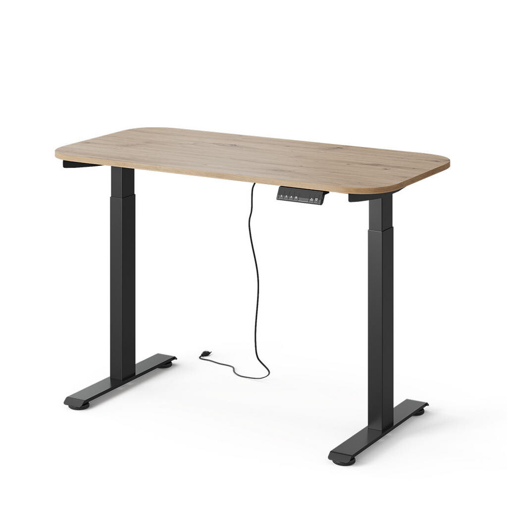 Vicco PSACÍ STŮL Elevate Černá/Řemeslná 120 x 60 cm 2 motory