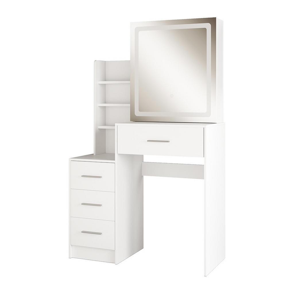 Vicco TOALETNÍ STOLEK Lisca Bílá 80 cm se zrcadlem LED