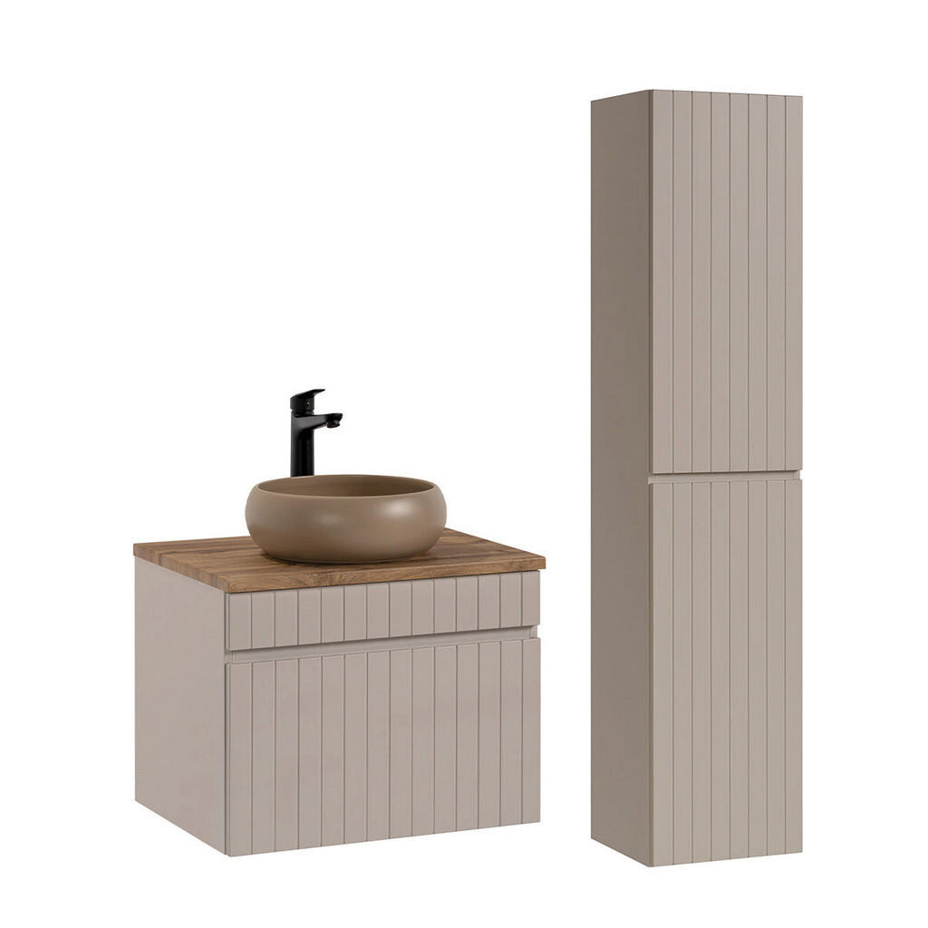 Petits-meubles KOUPELNOVÝ NÁBYTEK 60.4cm Zelie 2er-Set Kašmír