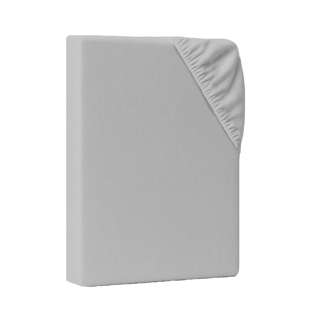 AM Qualitätsmatratzen NAPÍNACÍ prostěradlo 100/200/12 cm světle šedá