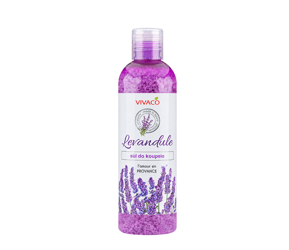 Vivaco Sůl do koupele s levandulovým olejem BT Premium 250 g 250 g