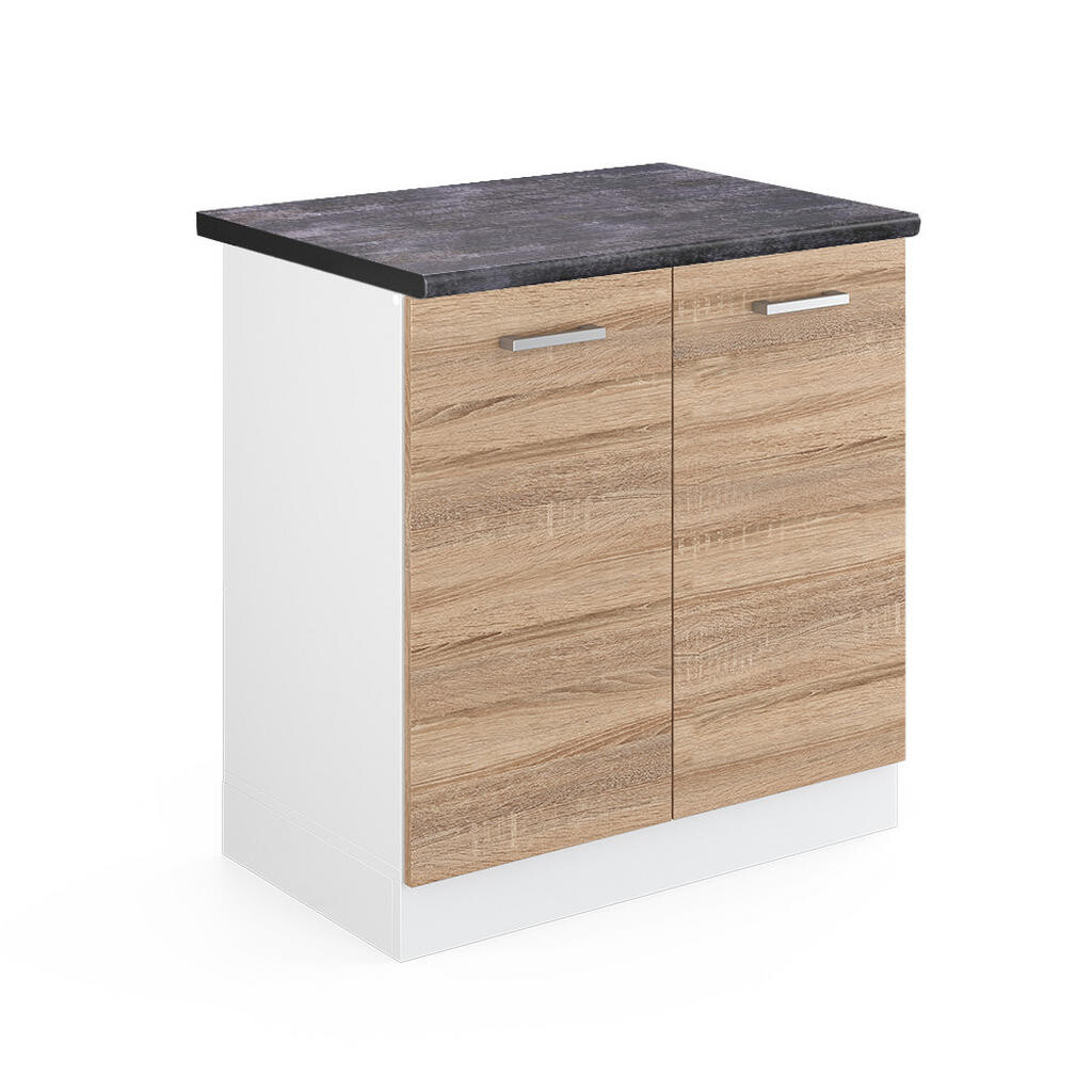 Vicco SKŘÍŇKA POD DŘEZ R-Line Sonoma 80 cm , PD Antracit