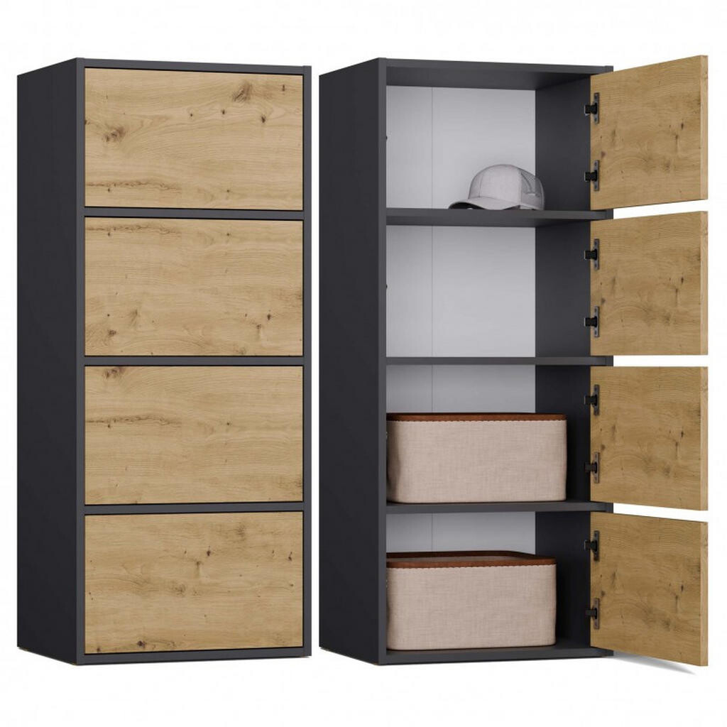 RAUMHIRSCH FURNITURE KOMODA antracitová, Artisan 50/119/40