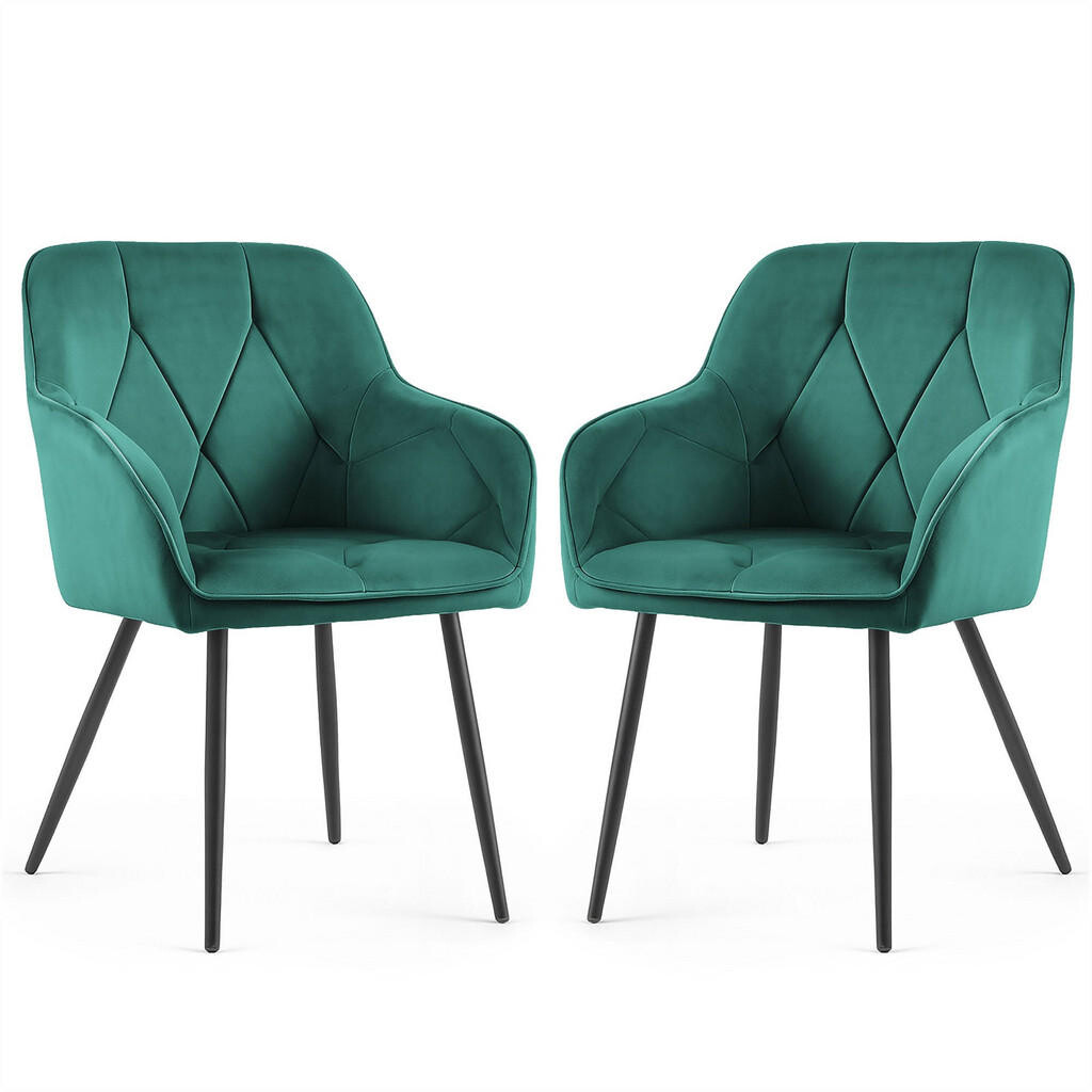 RAUMHIRSCH FURNITURE ČALOUNĚNÁ ŽIDLE, sada 2 ks, kovové nohy, béžová 54,5/82,5/58