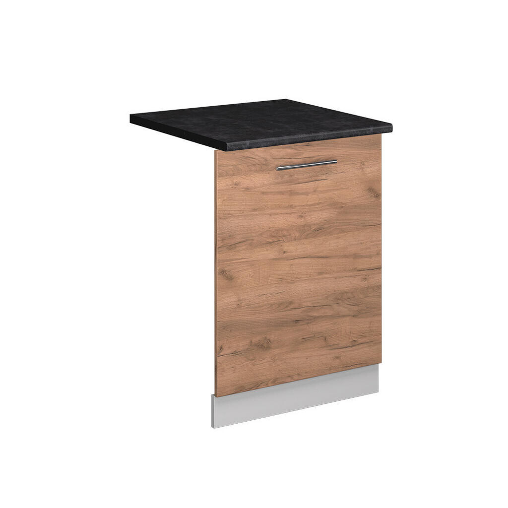 Vicco ČELNÍ PANEL MYČKY Fame-Line Zlatý mocný dub 60 cm , PD Antracit