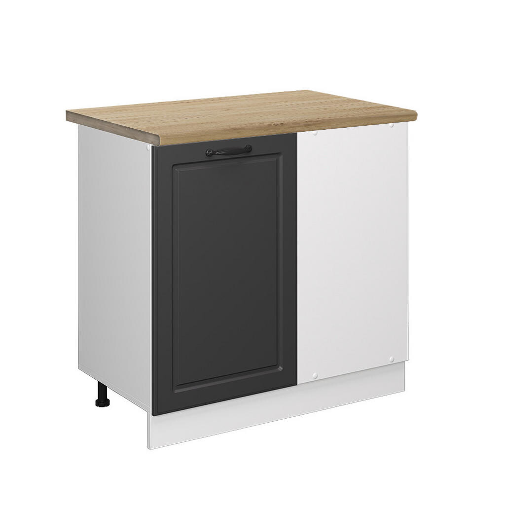 Vicco ROHOVÁ SKŘÍŇKA R-Line Antracitový venkovský dům 86 cm , PD Dub
