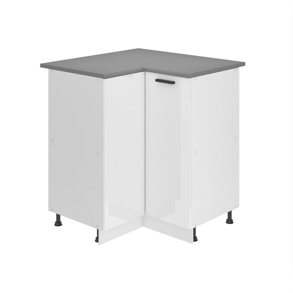 B BELINI GROUP KUCHYŇSKÁ SPODNÍ SKŘÍŇKA 90 cm SNP s pracovní deskou, Bílá lesklá