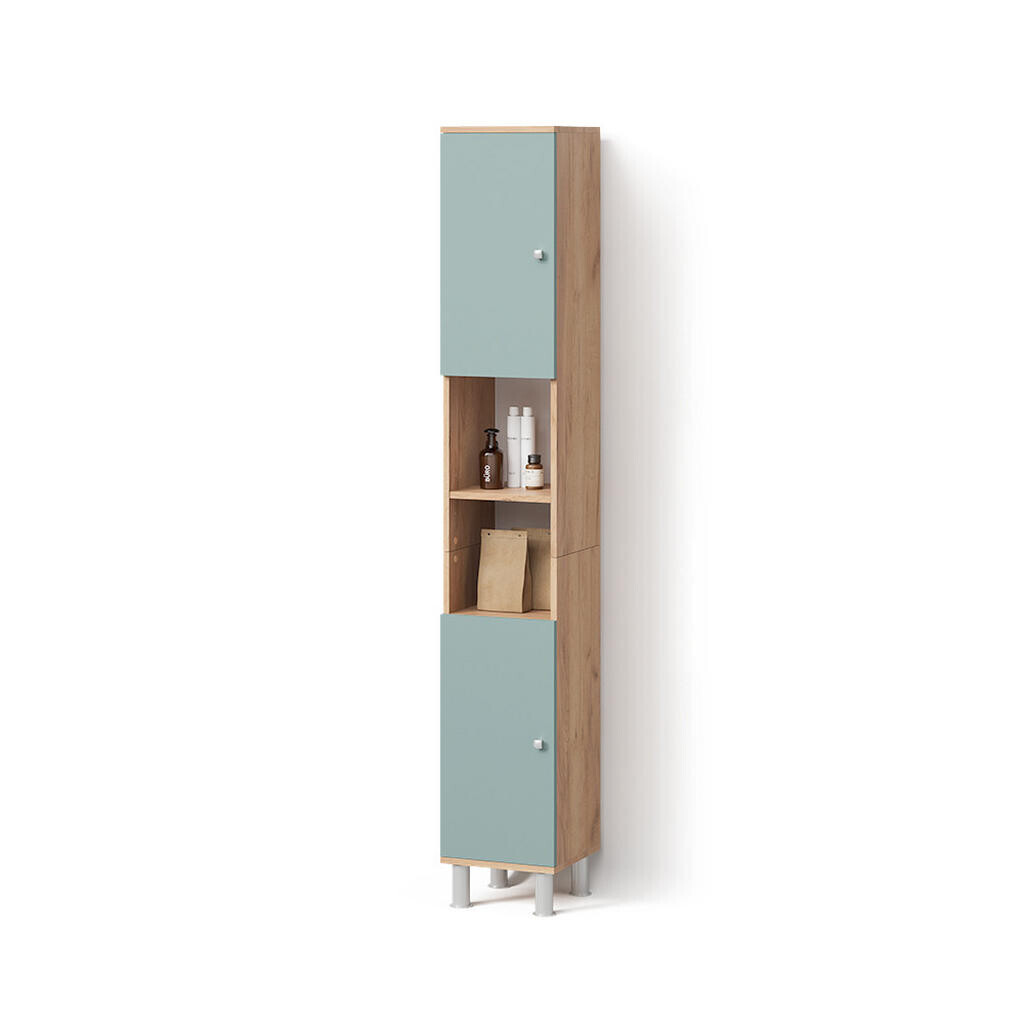 Livinity® KOUPELNOVÁ SKŘÍŇKA Fucino Zelená 30 x 190 cm