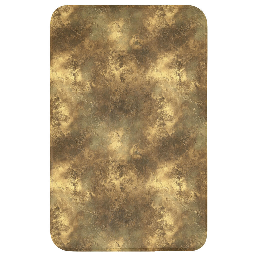OnlyWow WC PŘEDLOŽKA Antique - metalický vzhled - Gold 50x80 cm