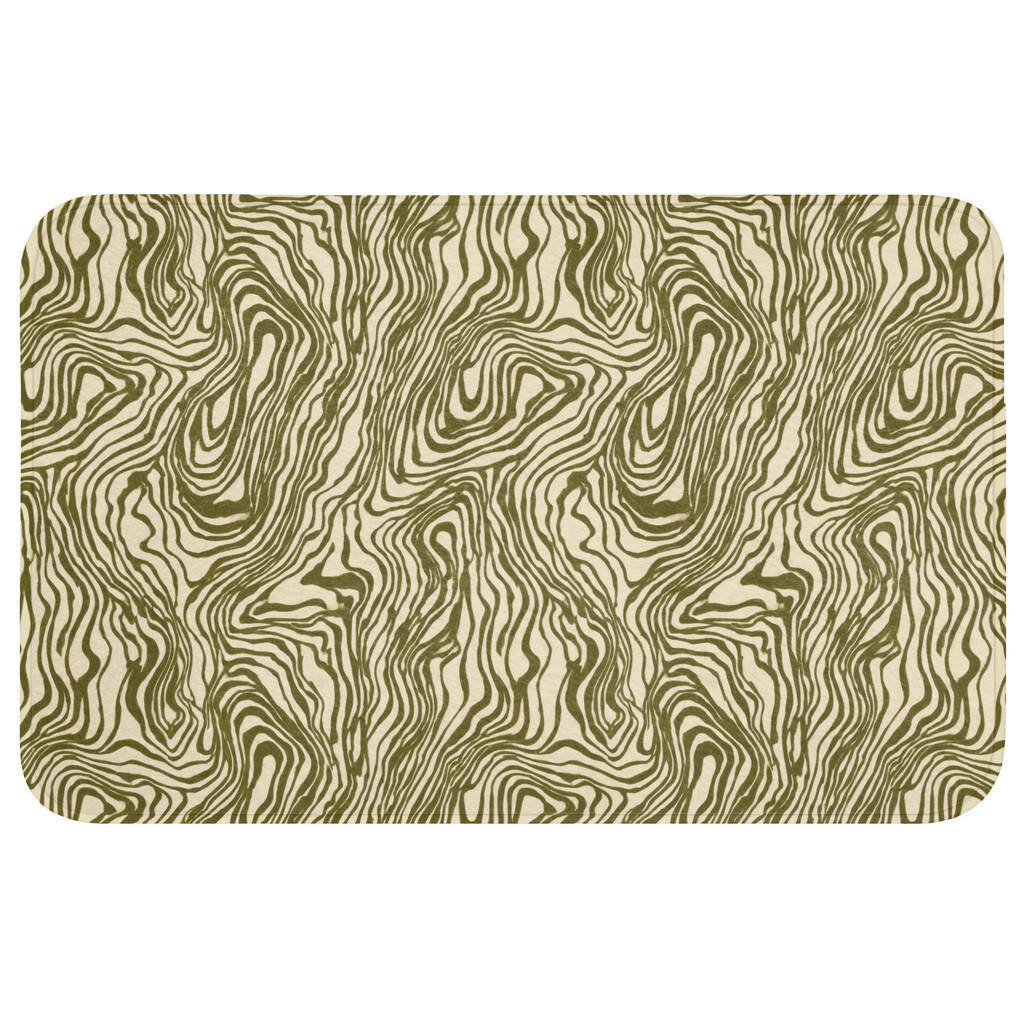 OnlyWow WC PŘEDLOŽKA Abstraktní - Mramor - Zelený 80x50 cm