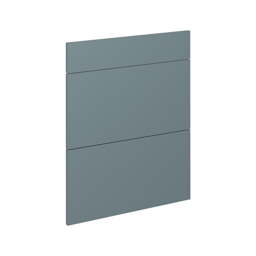 Vicco KUCHYŇSKÁ DVÍŘKA R-Line Modrošedá 59.6 x 70.4 cm nábytková čela pro spodní skříňku se zásuvkami