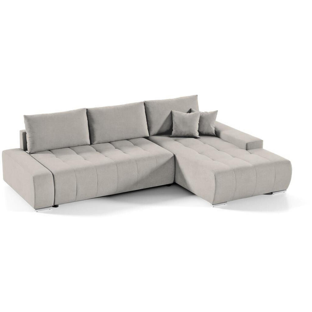 Beautysofa ROHOVÁ pohovka Draco L béžová, pravá