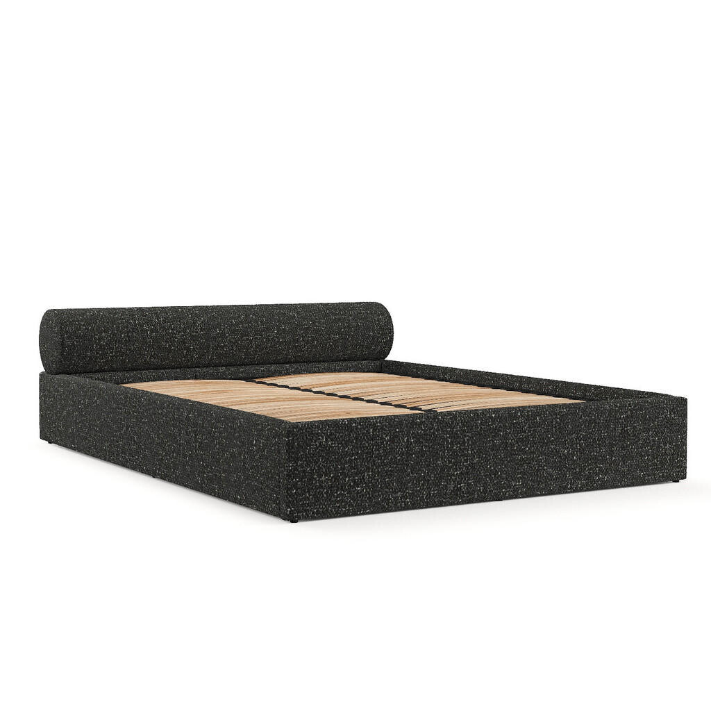 AltaBeds ČALOUNĚNÁ POSTEL SOLVO 200/200 cm Černá