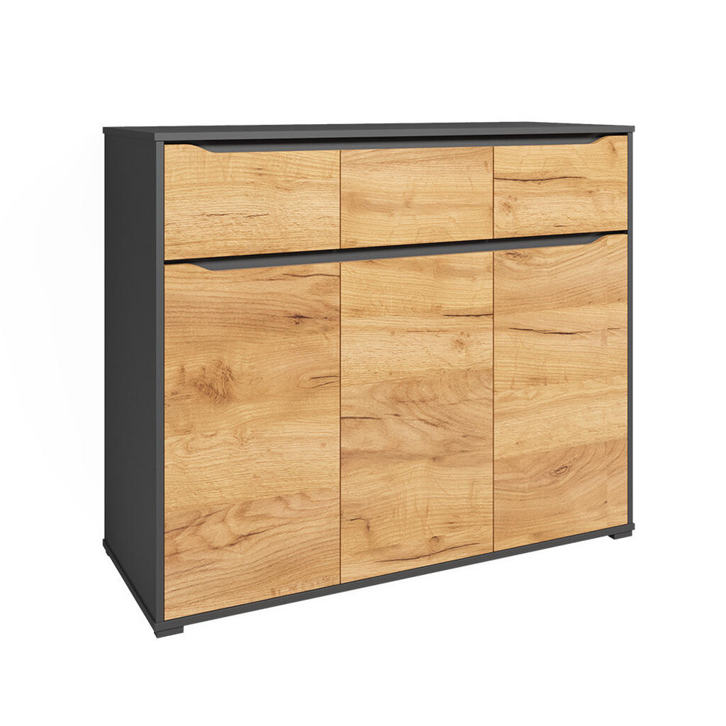 Vicco PŘÍBORNÍK Ruben Zlatý mocný dub 48 x 101.6 cm se zásuvkami