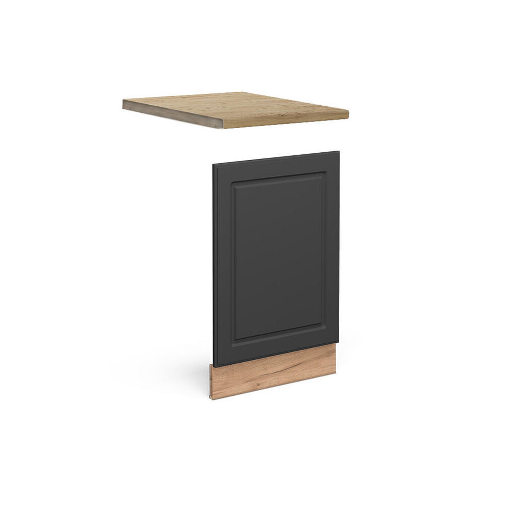 Vicco PŘEDNÍ PANEL Fame-Line Antracitově zlatý 45 cm , PD Dub
