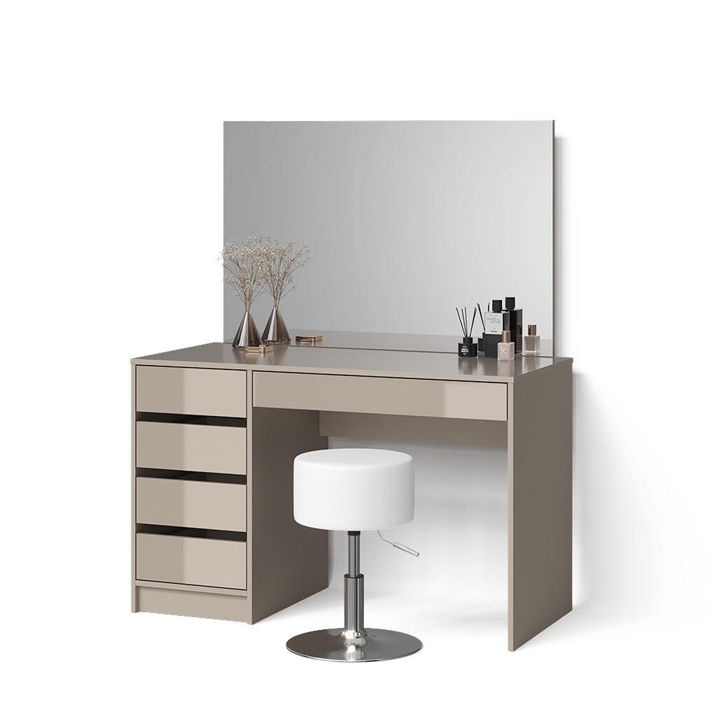 Livinity® TOALETNÍ STOLEK Imola Greige 120 cm se stoličkou