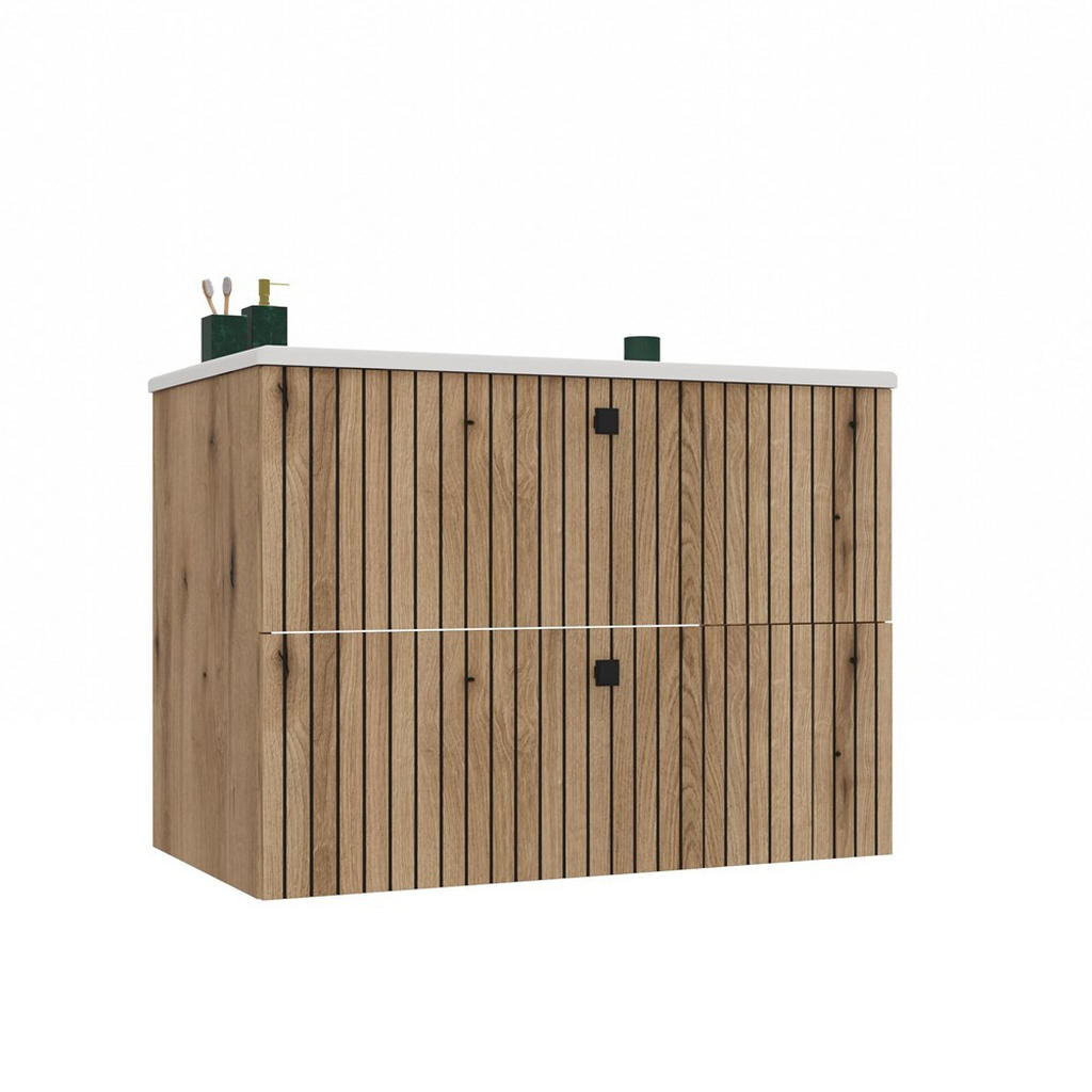 RAUMHIRSCH FURNITURE SKŘÍŇKA POD UMYVADLO dub 80/59/47