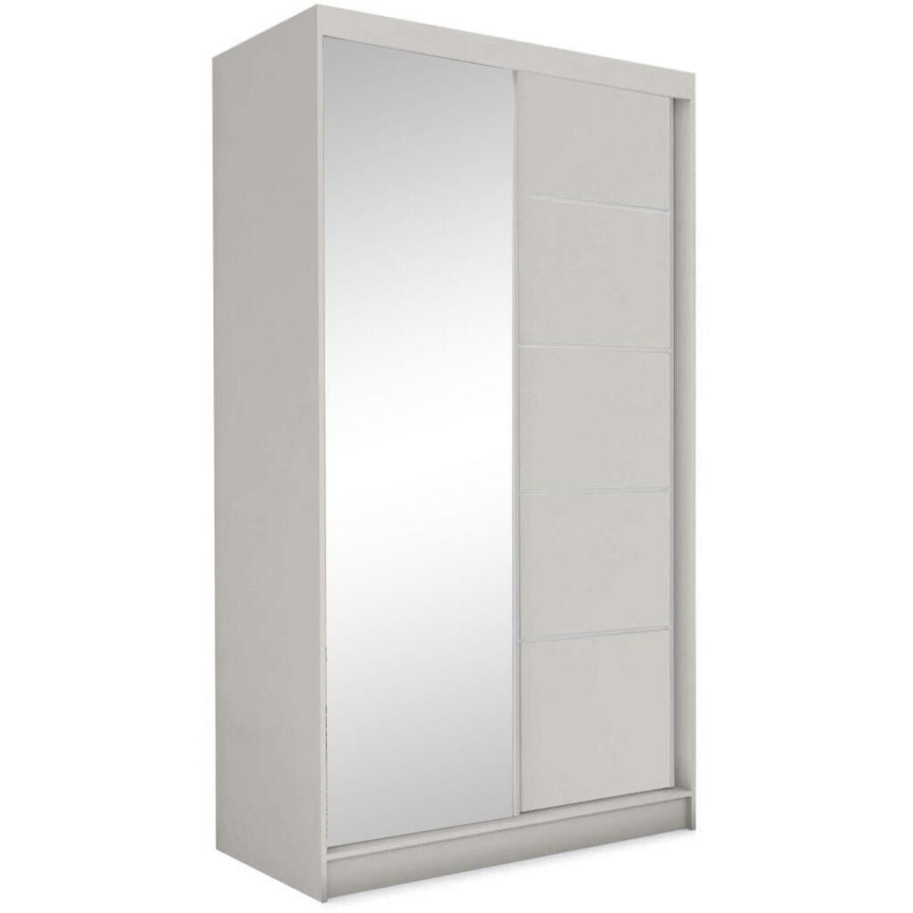 Beautysofa SKŘÍŇ s posuvnými dveřmi Marika 120/216/61 kašmír se zrcadlem