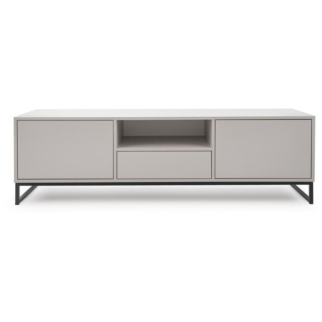 Beautysofa NÍZKÁ komoda Giana se 2 dvířky a zásuvkou, 160 cm, béžová písková