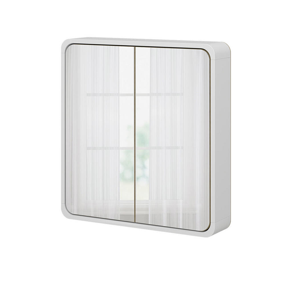 Vicco KOUPELNOVÁ ZRCADLOVÁ SKŘÍŇKA Arla Bílá/dub 60 x 60 cm