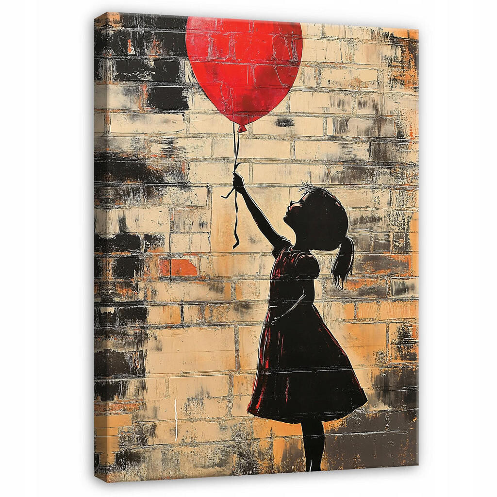 Wallarena OBRAZ na plátně Abstraktní Banksy Moderní obývací pokoj 120x80