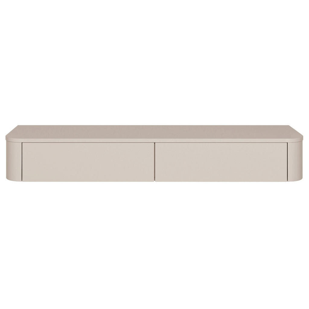 Selsey TV stolek Luvio závěsný kašmírově šedý 140/20/39 cm