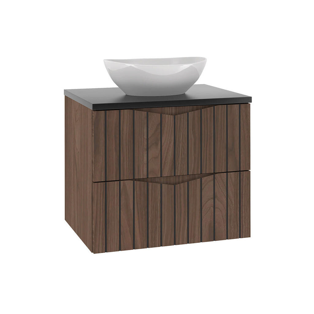 Petits-meubles UMYVADLO 60.6cm Siena Dřevo a černá
