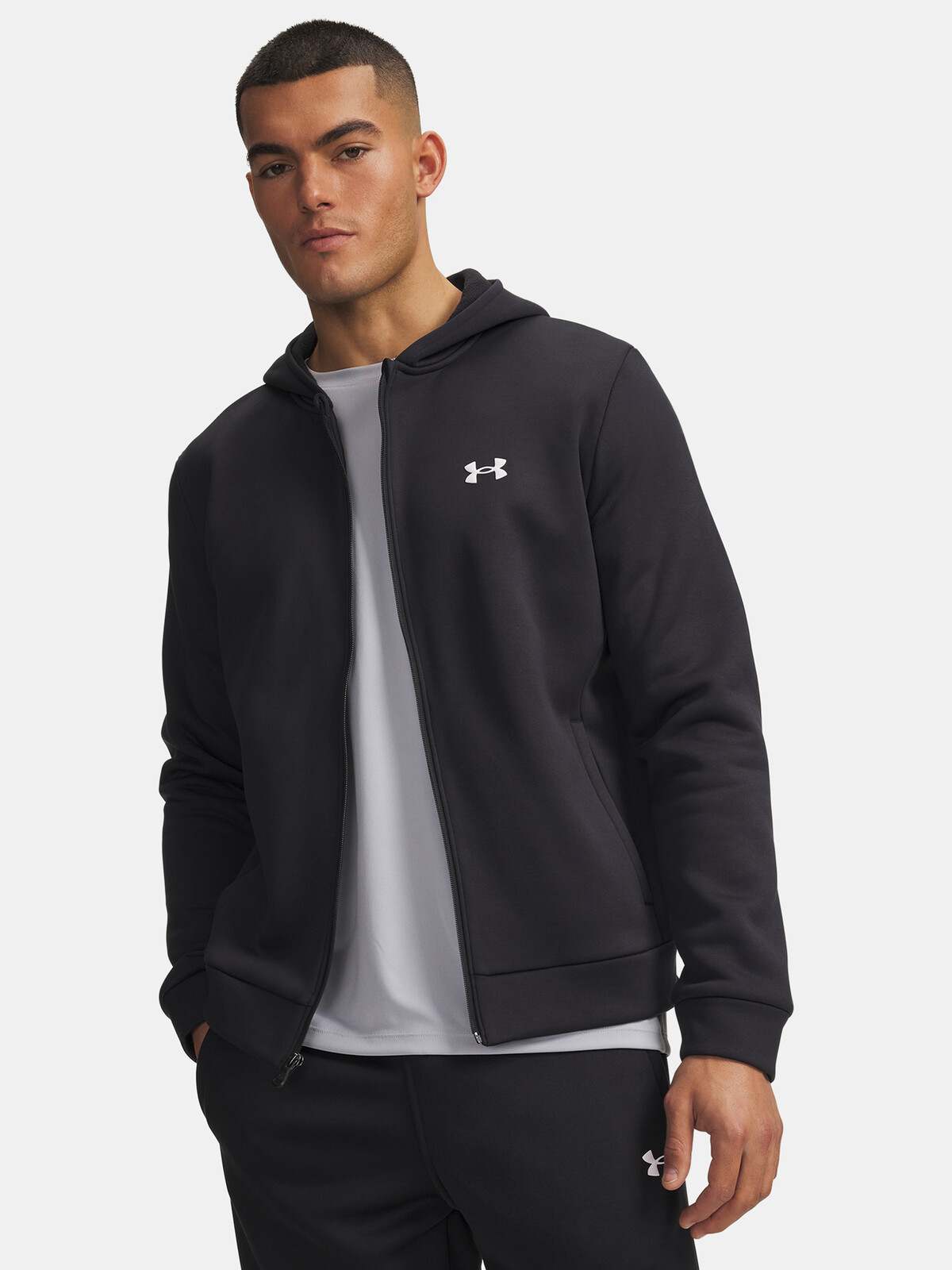Pánská mikina Under Armour s kapucí a zipem