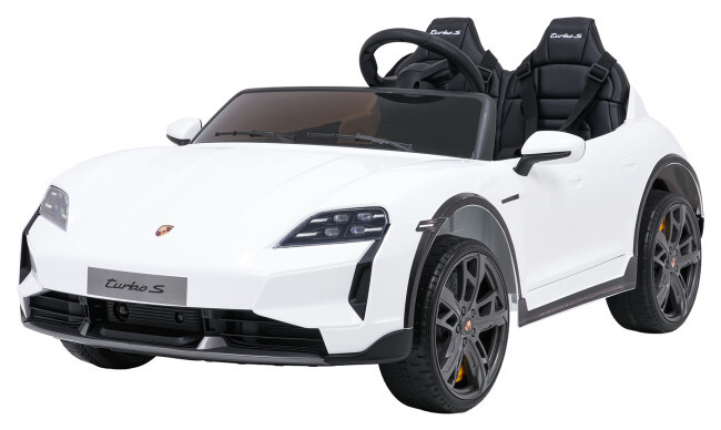 Elektrické autíčko Porsche Taycan Turbo S bílé