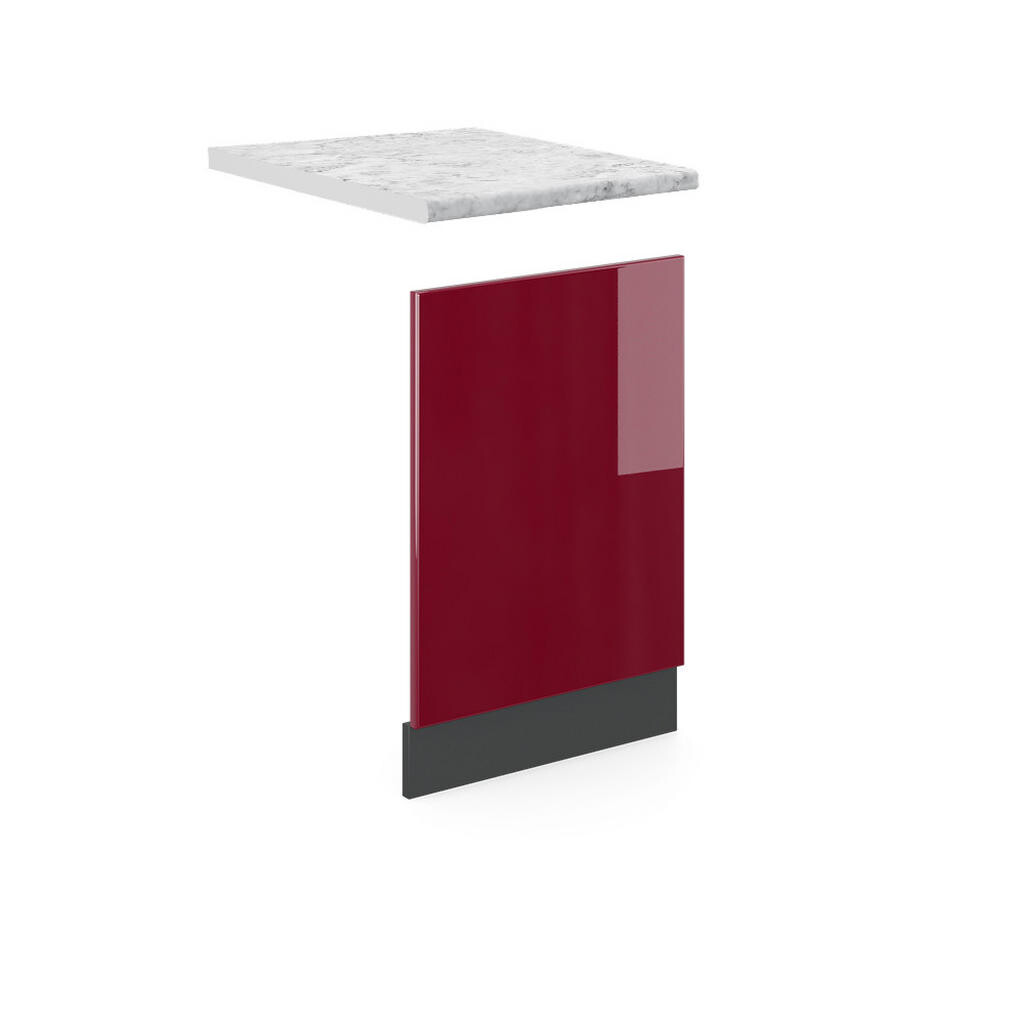 Vicco PŘEDNÍ PANEL R-Line Červená 45 cm , PD Mramor