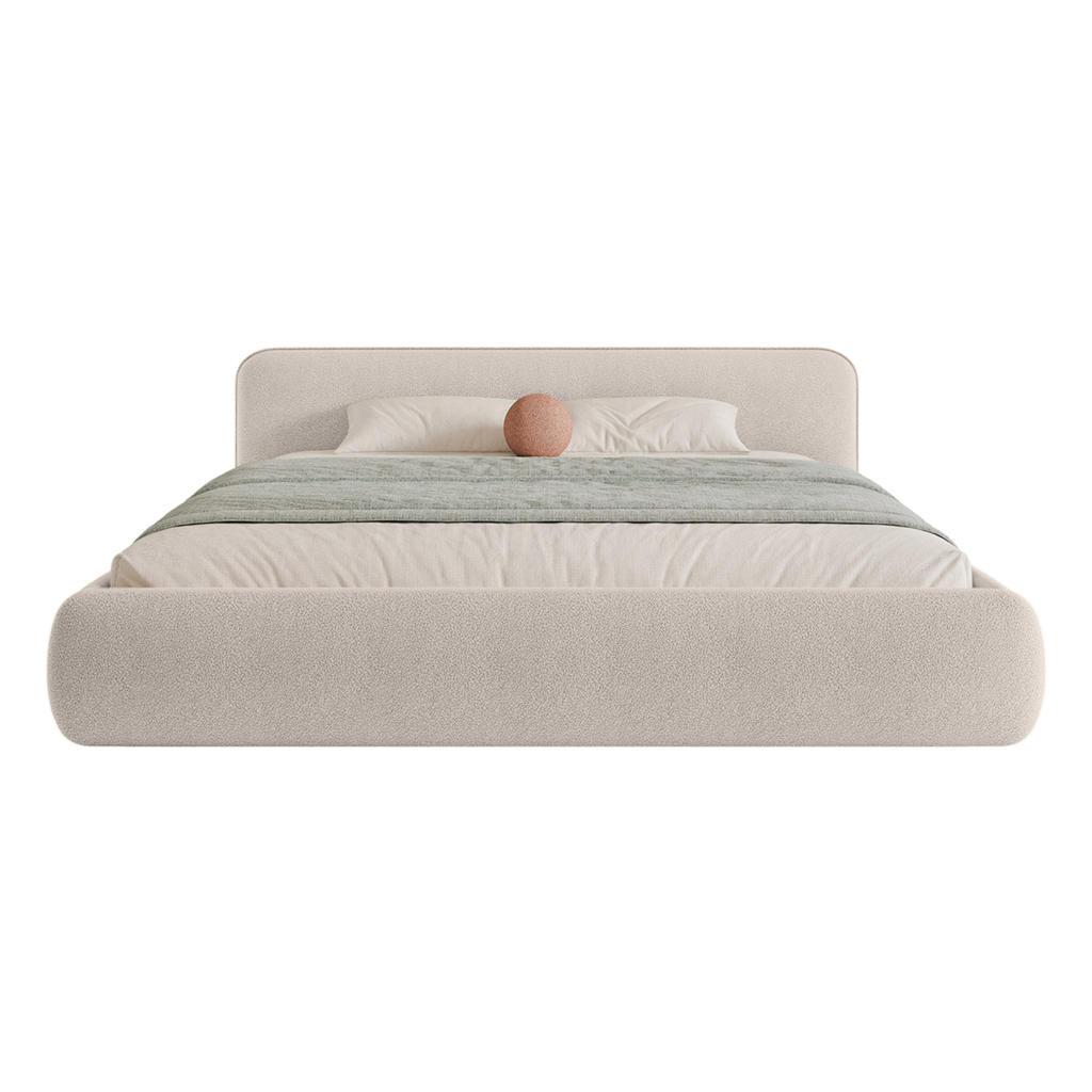 Fedve POLŠTÁŘOVÁ POSTEL Taftan 180x200 cm, Béžová