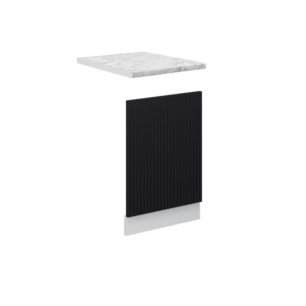 Vicco PŘEDNÍ PANEL Fame-Line Černý pruhovaný 45 cm , PD Mramor