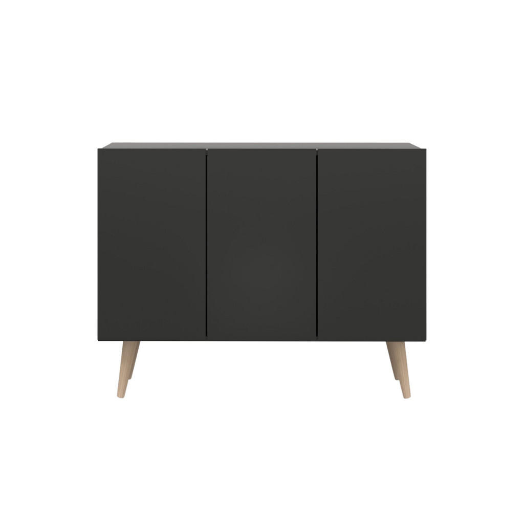 RAUMHIRSCH FURNITURE KOMODA Toronto černá 39,9/95,5/120