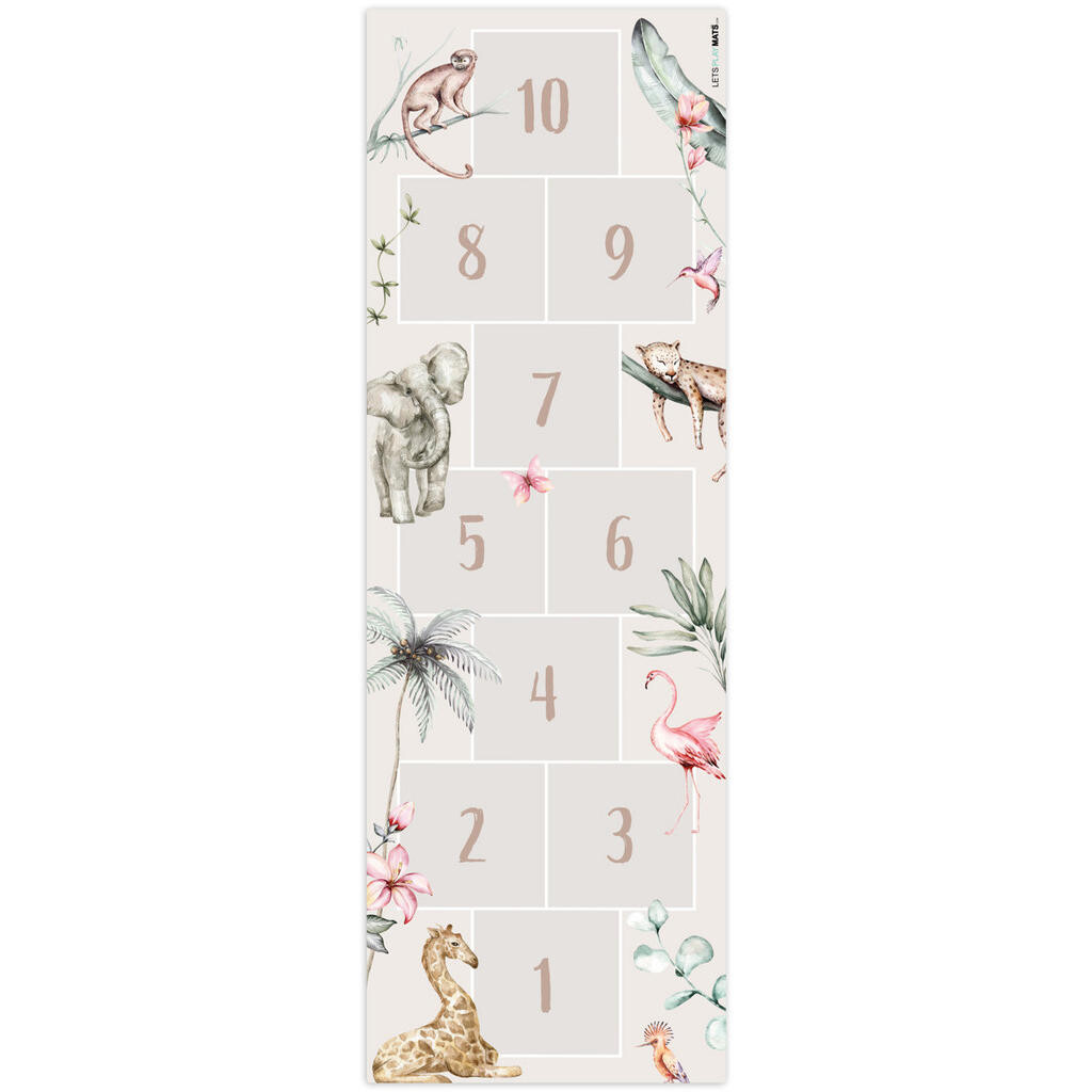 OnlyWow DĚTSKÝ KOBEREC Hinkelpad - Zvířata - Safari - Akvarel - Děti 90x270 cm