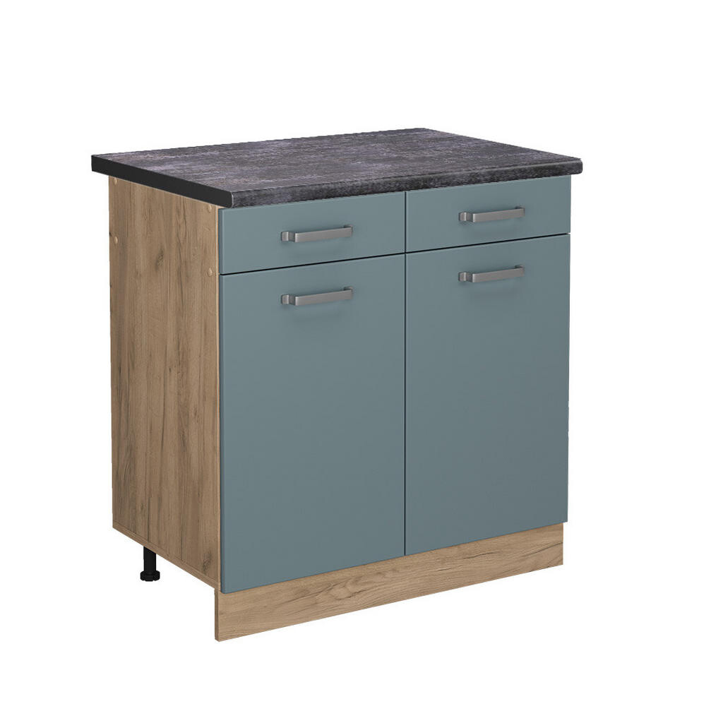 Vicco SPODNÍ SKŘÍŇKA KUCHYŇSKÉ LINKY R-Line Modrošedá 80 cm , PD Antracit