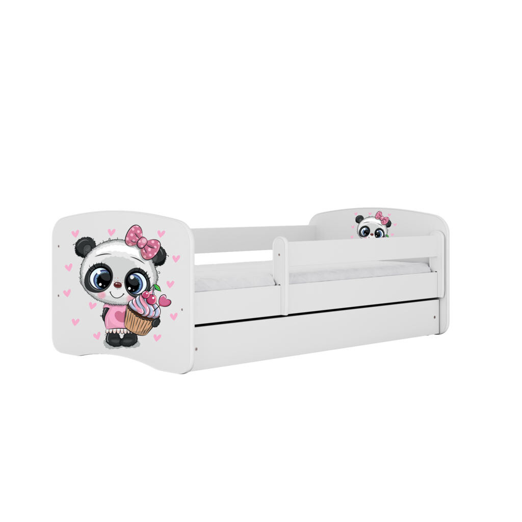 RAUMHIRSCH FURNITURE DĚTSKÁ POSTEL Panda se zásuvkou 160/80 90/61/164