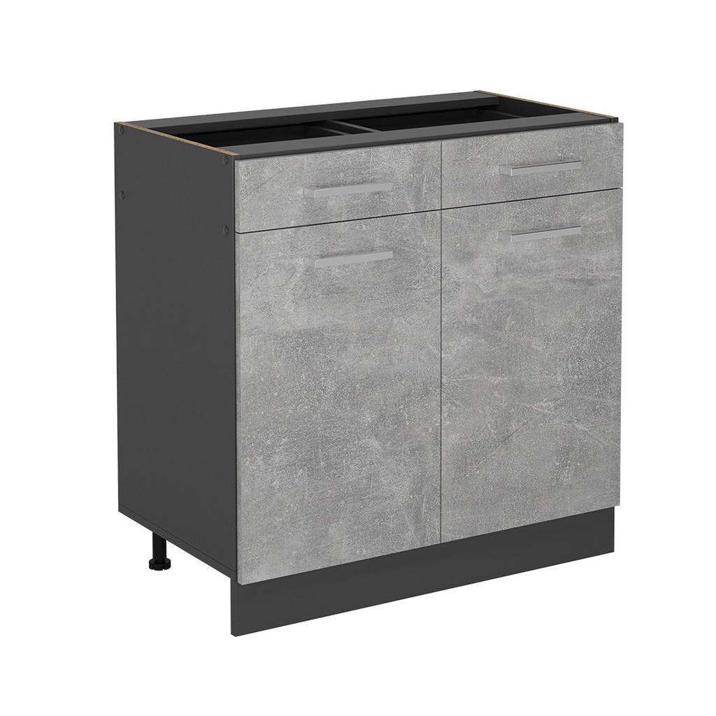 Vicco SPODNÍ SKŘÍŇKA KUCHYŇSKÉ LINKY R-Line Beton 80 cm bez pracovní desky