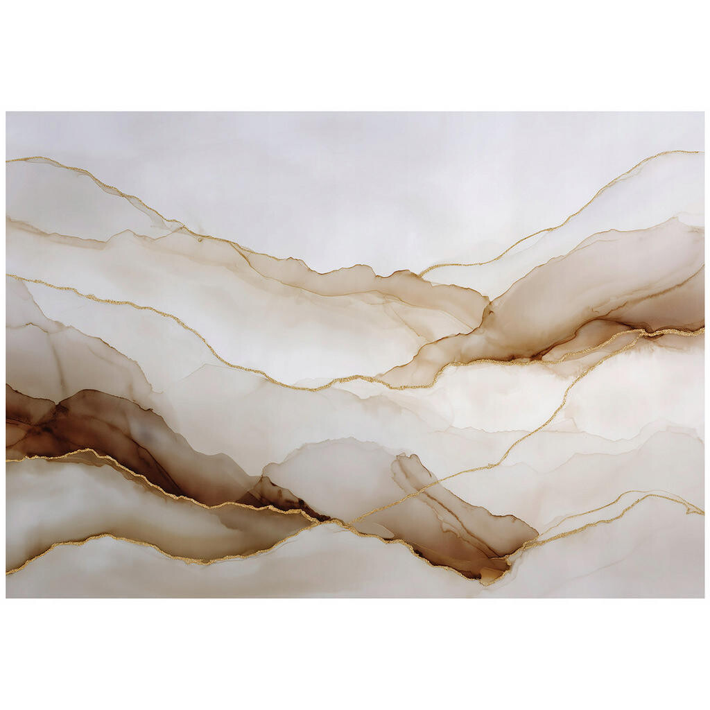 Wallarena FOTOTAPETA Mramor Abstraktní Béžová 200x140 cm